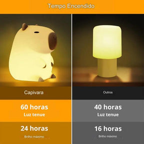 Lâmpada Capivara - Silicone
