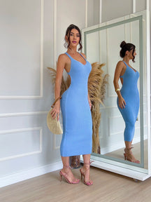 Vestido de Tricot Pepita