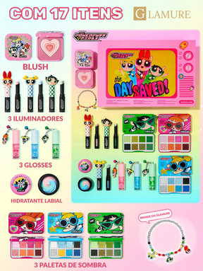 Kit de Maquiagem Completo - Meninas Super Poderosas